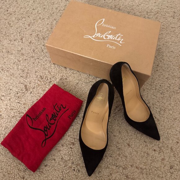 CHRISTIAN LOUBOUTIN So Kate 120 mm Suede Pump Size 37.5 - Picture 4 of 8
